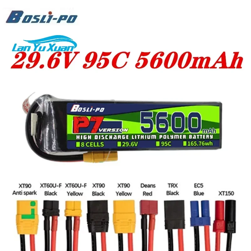 Rc Helicopter Case - Bateria Li-Po Bosli-po 8S 29.6V 5600m-Ah